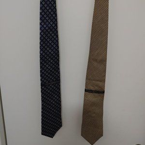 Tommy Hilfiger Men's Silk Tie Set (Bundle Set of 2)